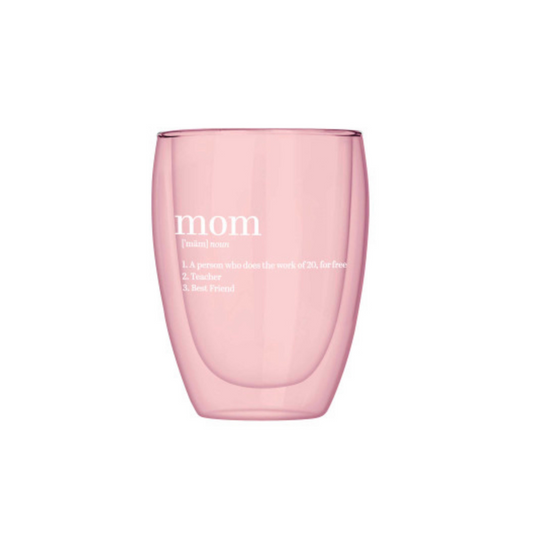 Double-Wall Stemless Glass-Mom